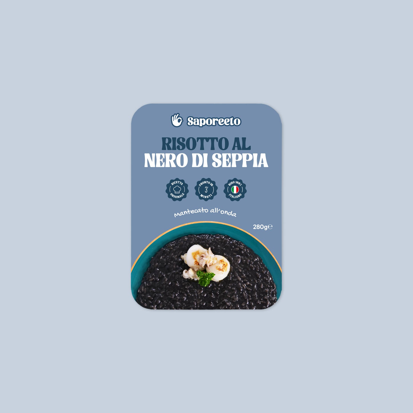 RISOTTO WITH CUTTLEFISH INK