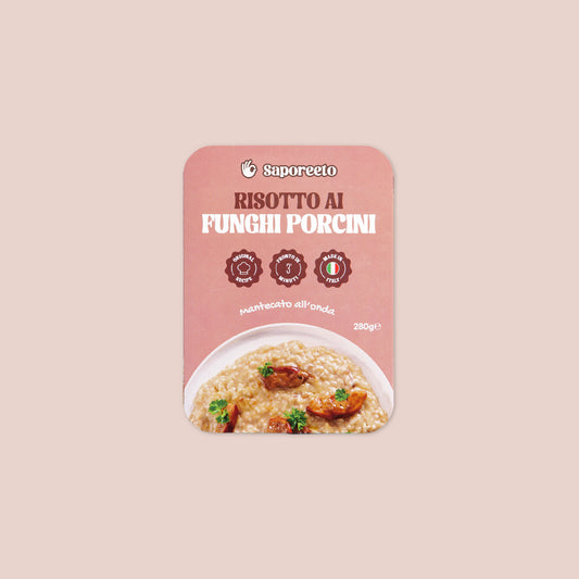RISOTTO WITH PORCINI MUSHROOMS