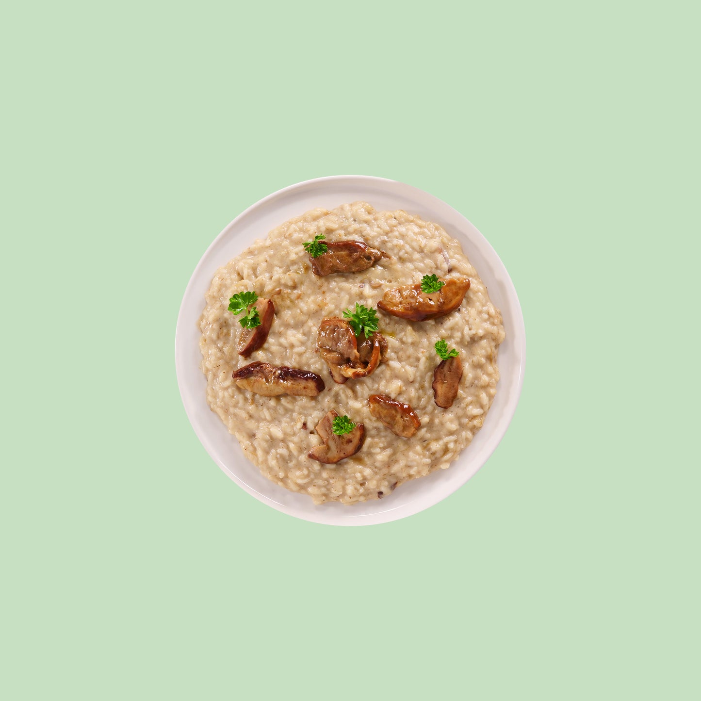 RISOTTO WITH PORCINI MUSHROOMS 100% PLANT-BASED