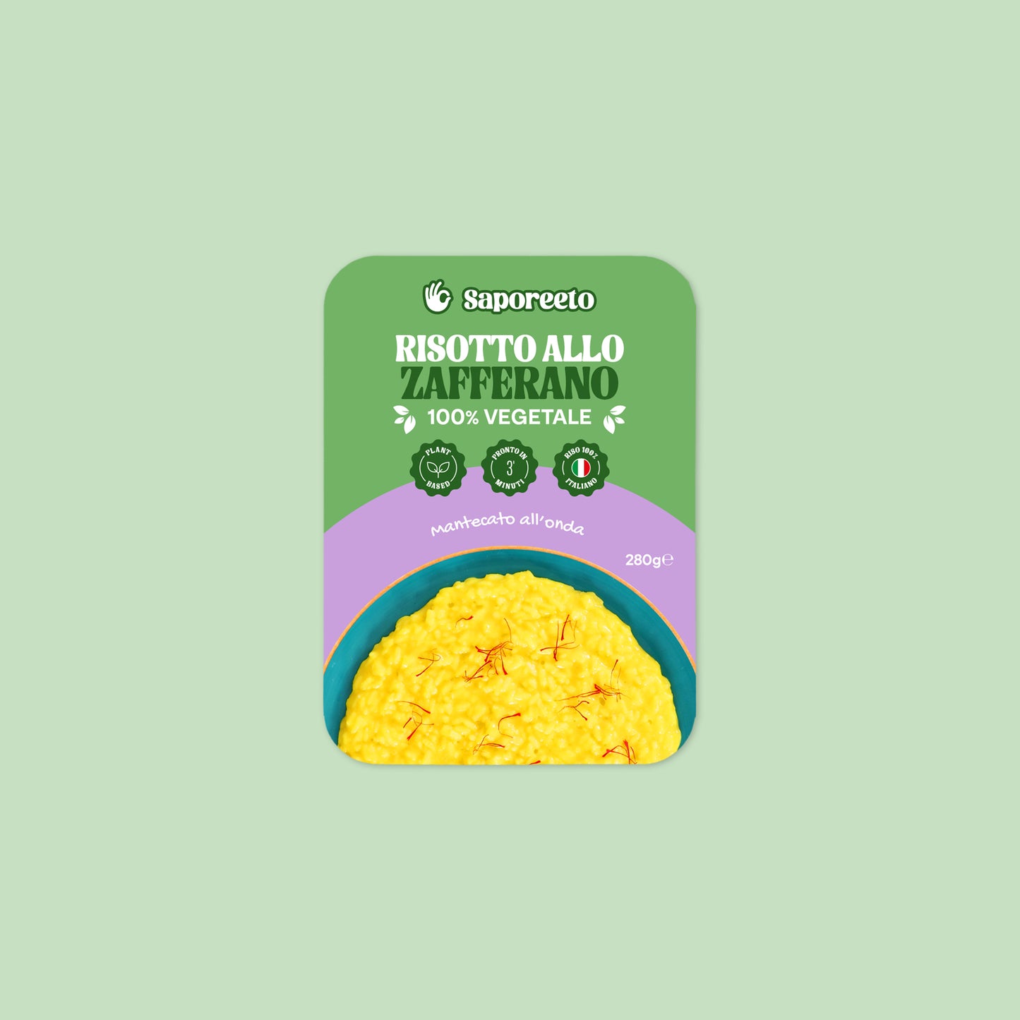 100% VEGETABLE SAFFRON RISOTTO